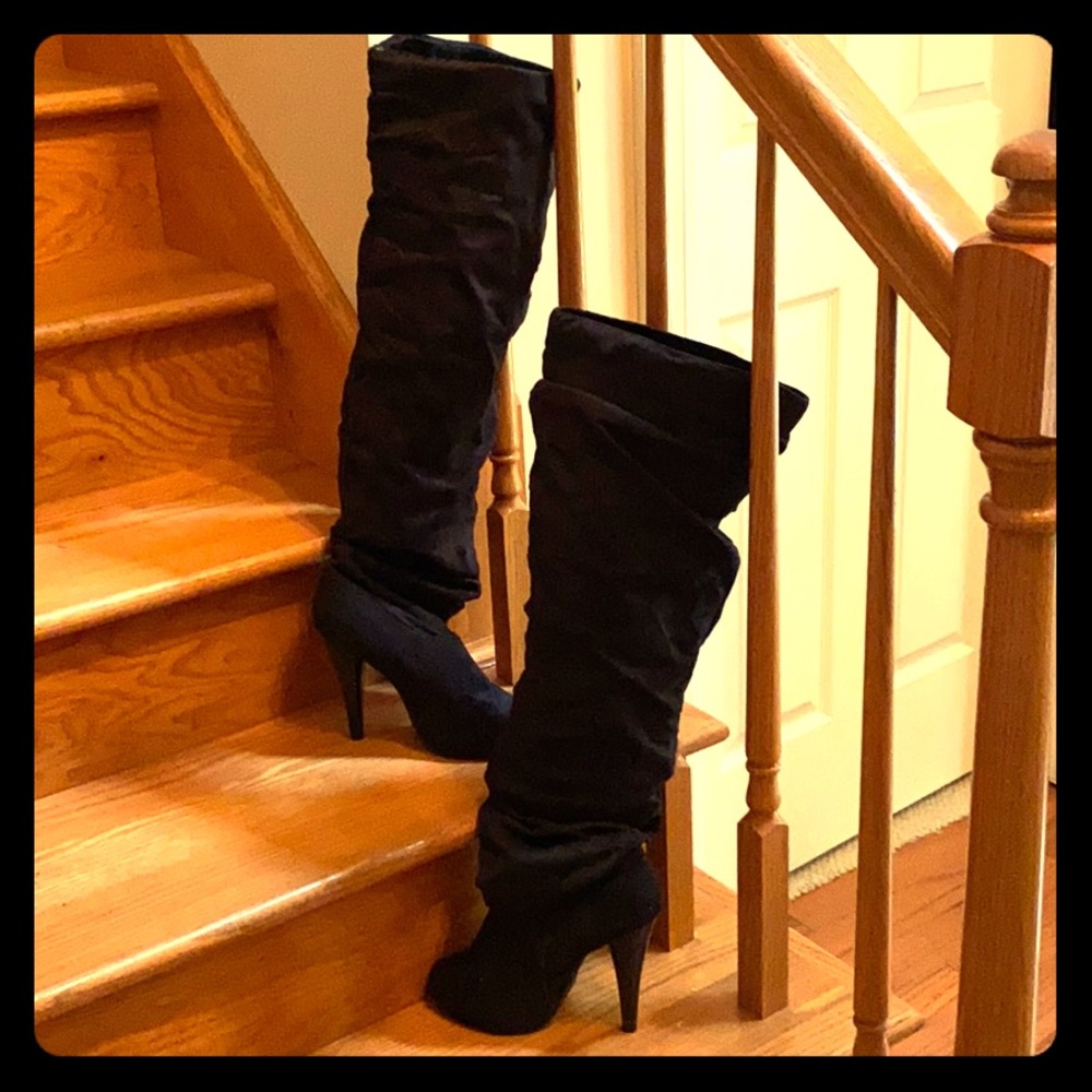 Thigh high boots!